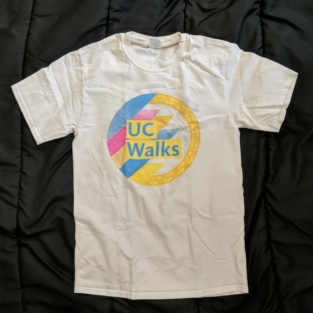 UC Walks t-shirt